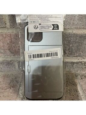 Silver Phone Case for iPhone 12 Pro